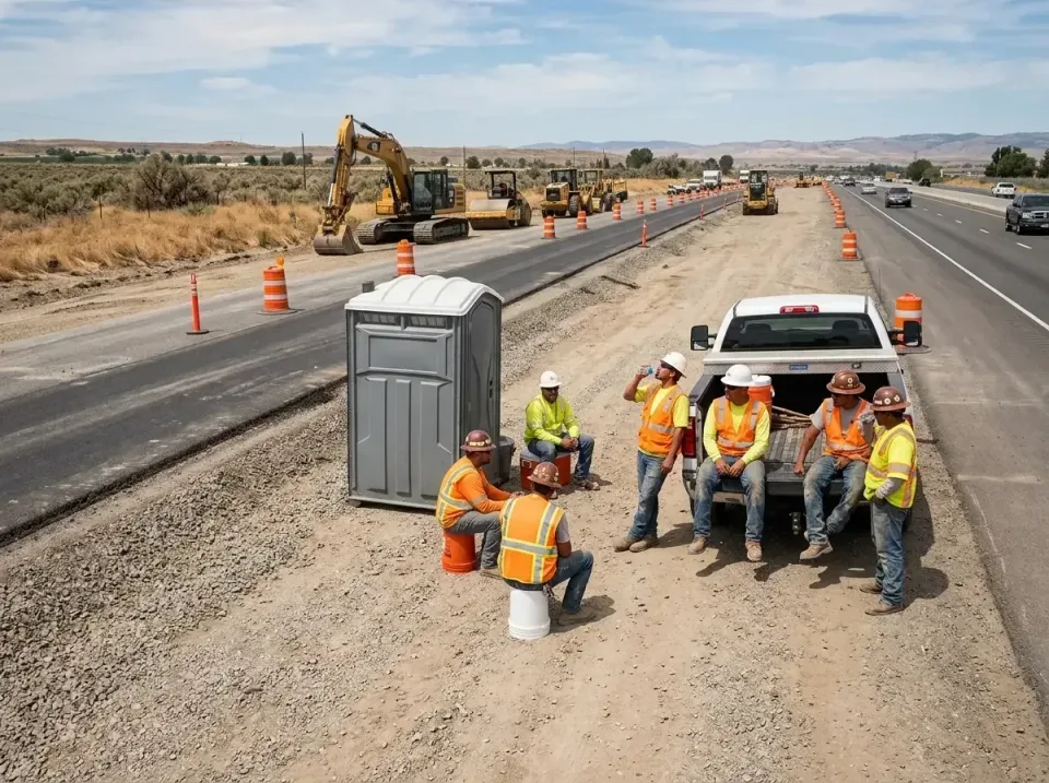highway-road-construction-crew-007 — frequently asked questions, Porta Potty and Restroom Rentals in Orland, CA